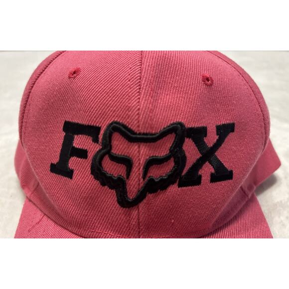 Fox Racing Hat Pink Strapback One Size OSFA Y2K Logo - Picture 5 of 6
